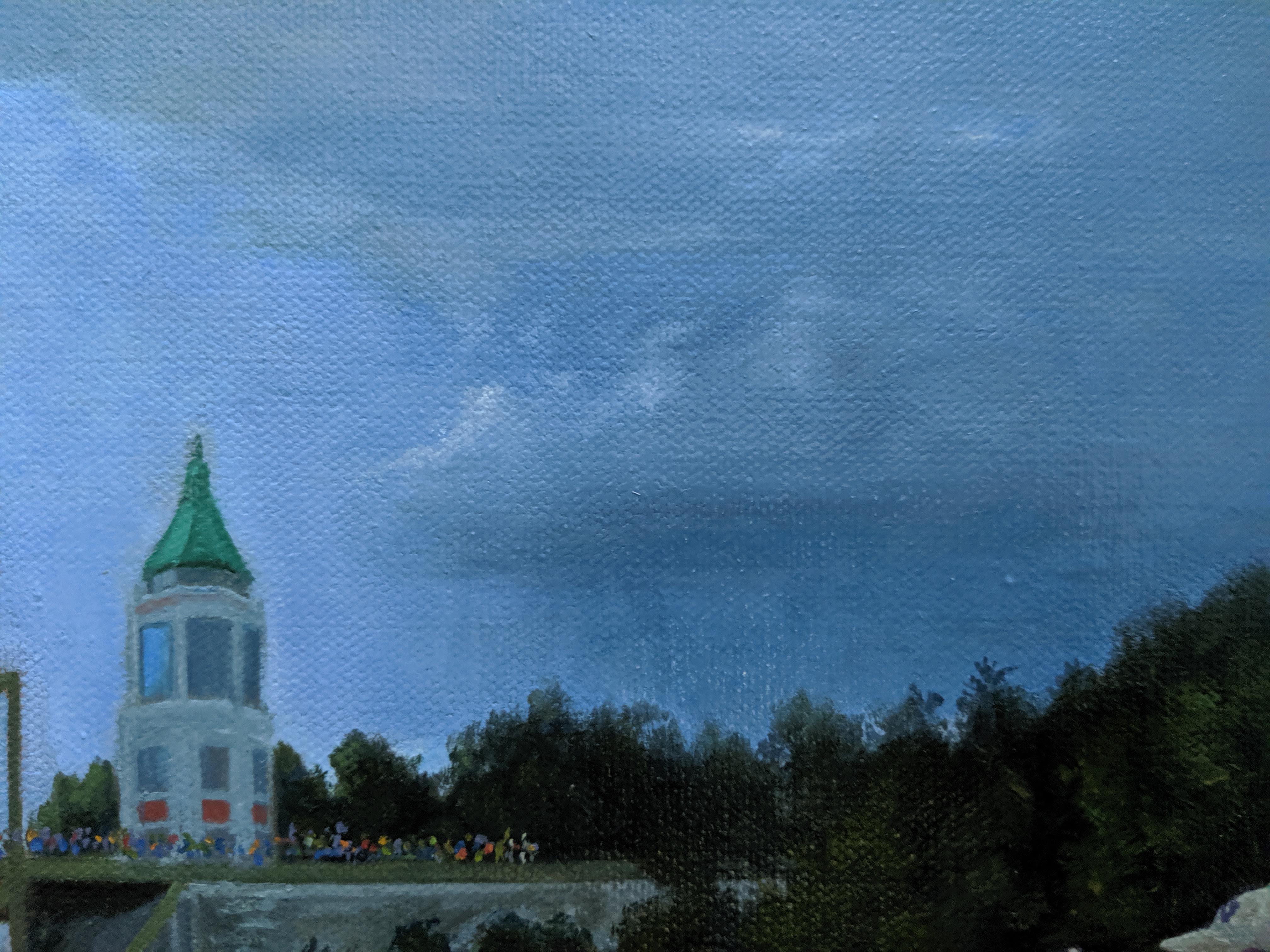 Tower and Bridge with Spectators
