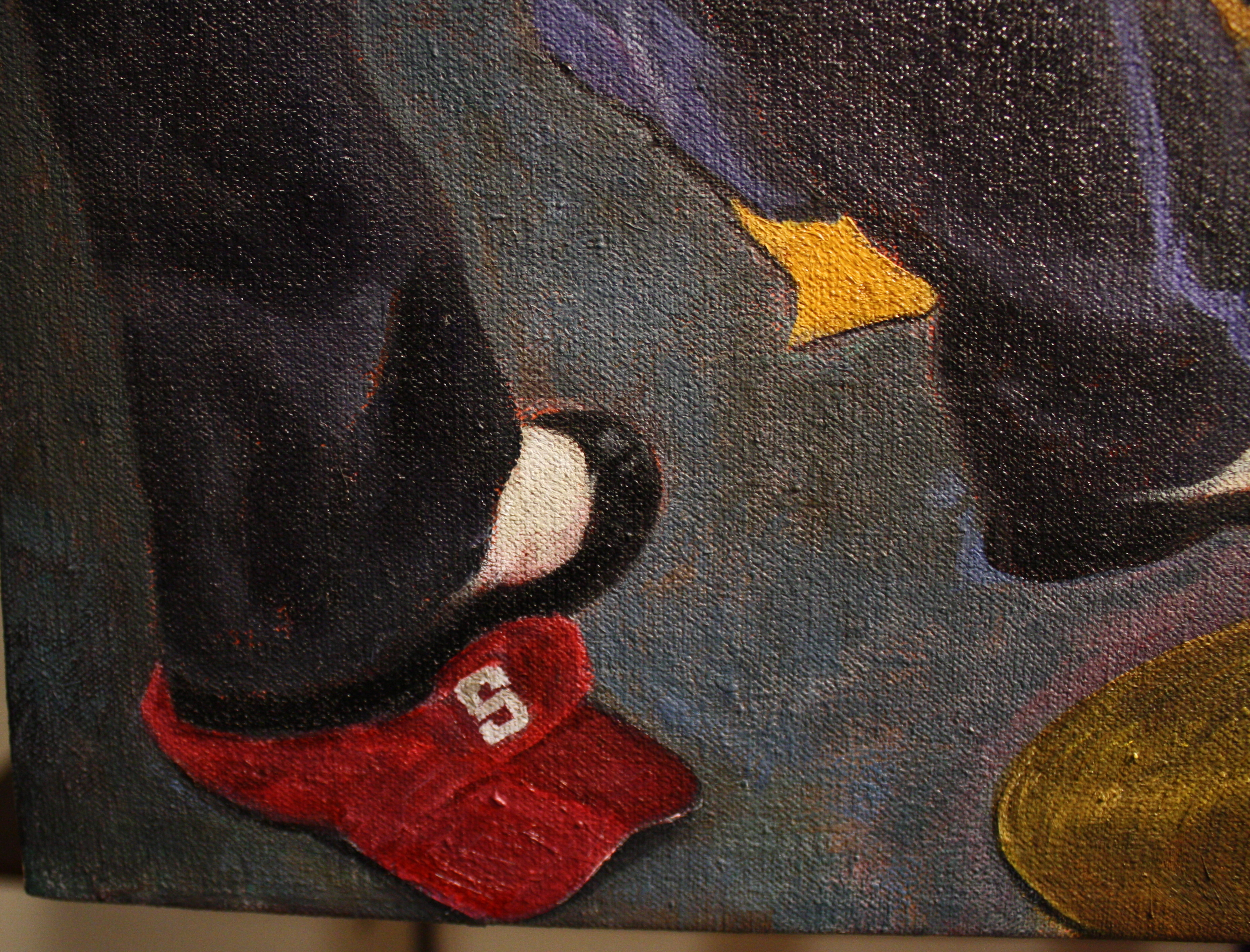 Cal Band Foot on Stanford Cap