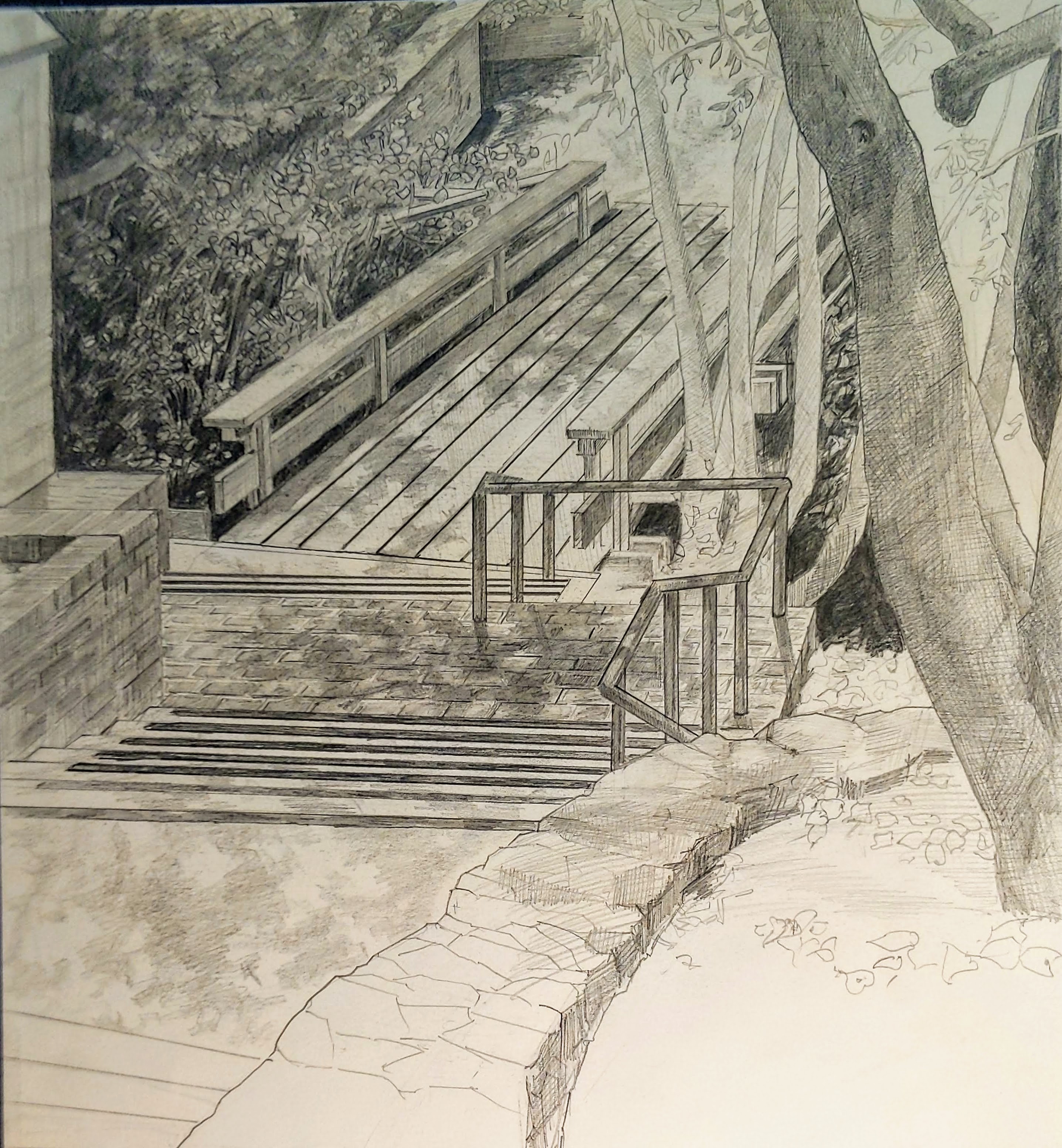 Bridge Over Strawberry Creek Next to Moses Hall, University of California, Berkeley