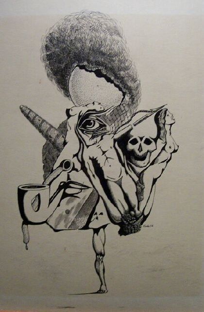 Surrealist Figure Composition