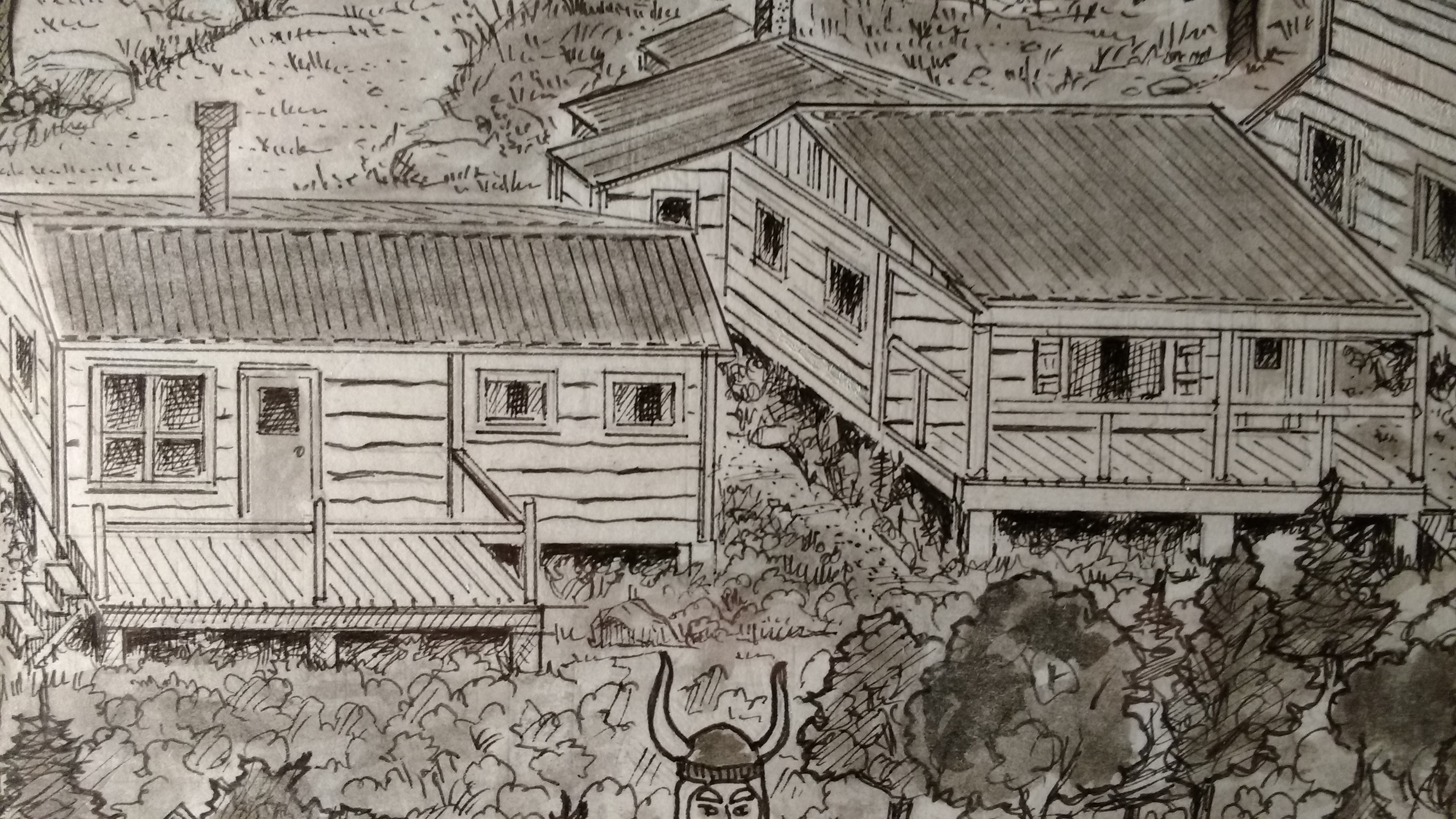 Viking Village Cabin Detail