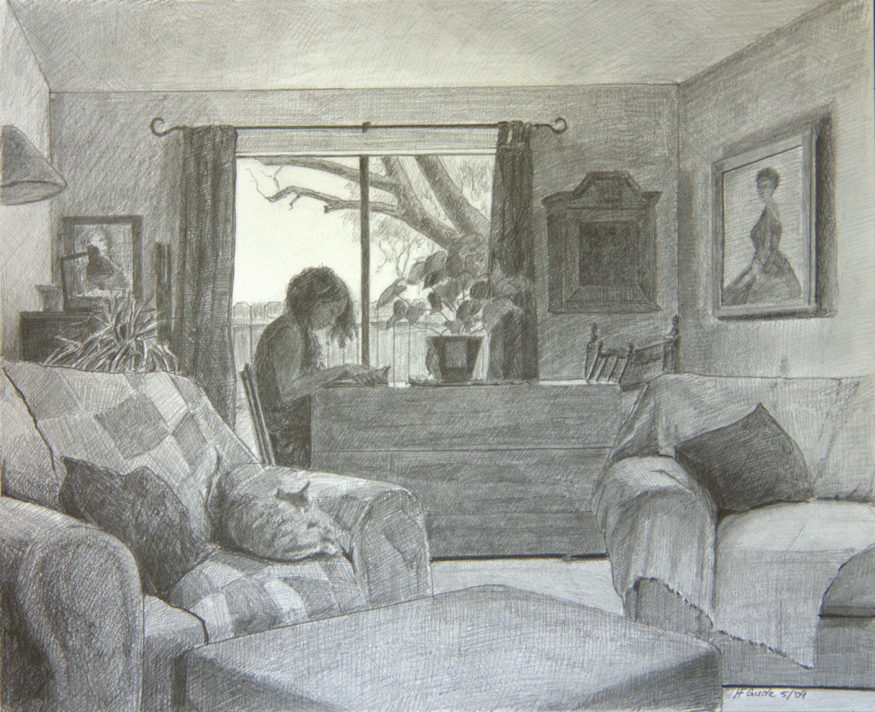 Emily in the Living Room