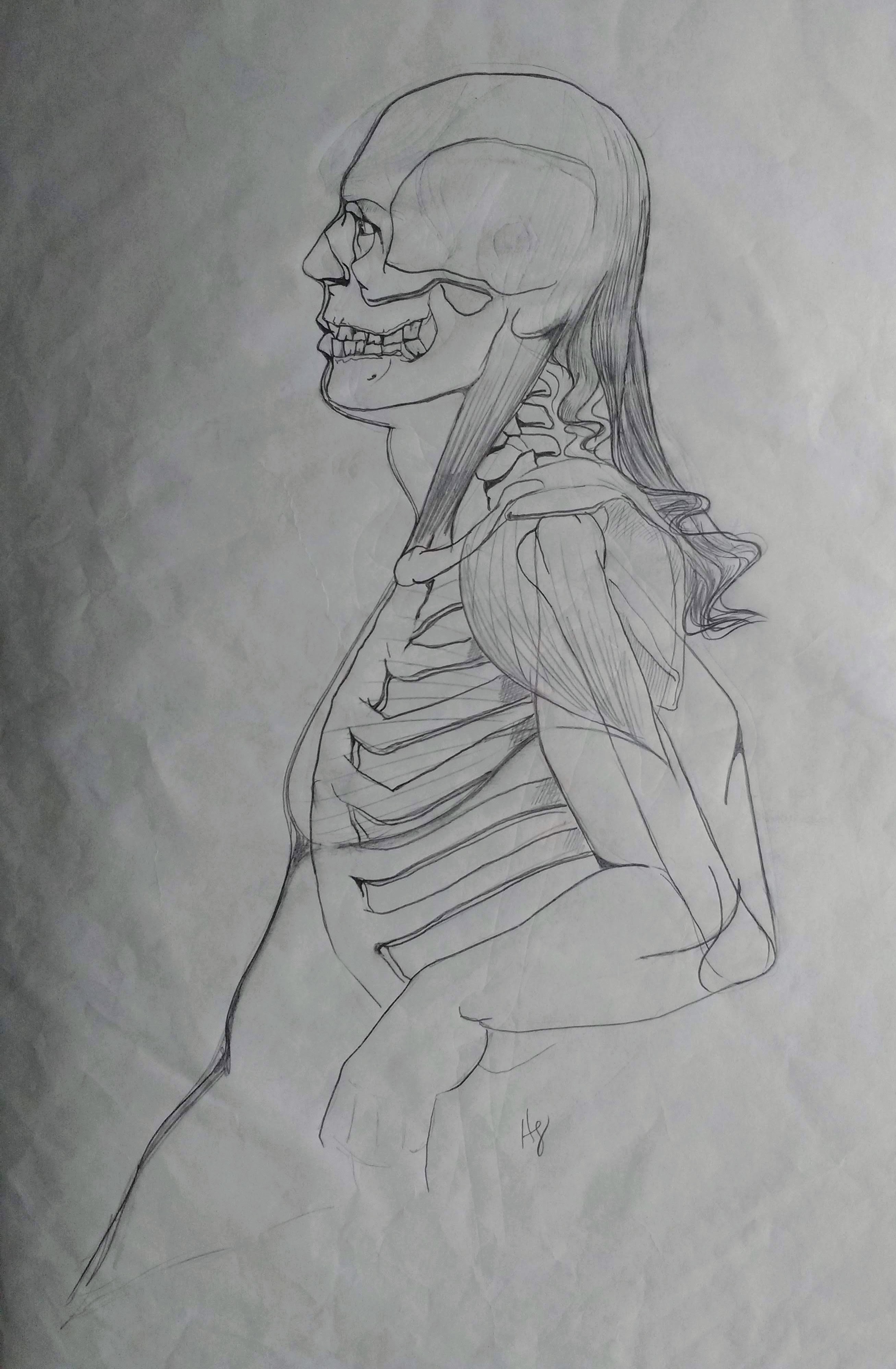 Self-Portrait as Anatomical Study