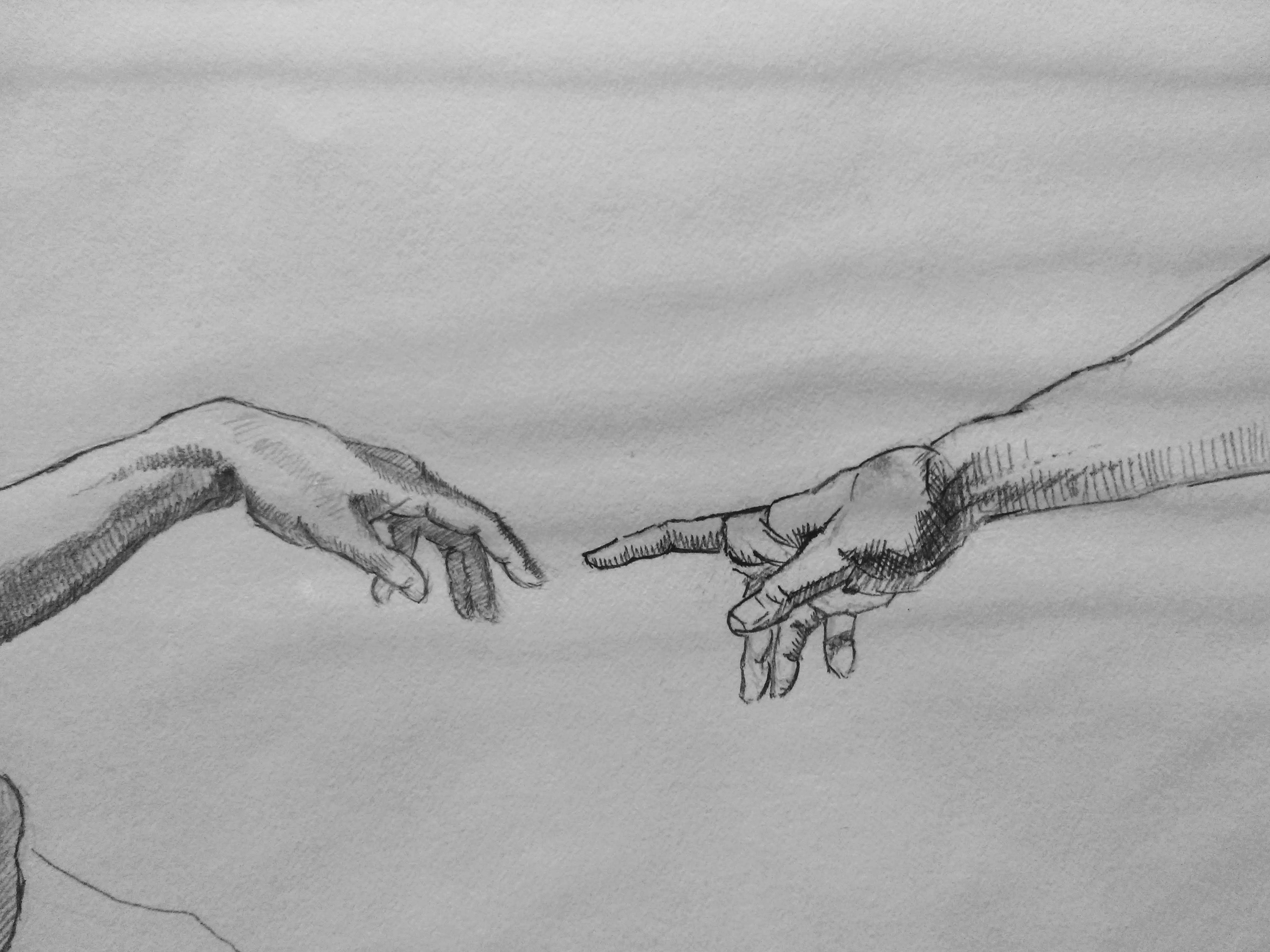 Study of Hands After Michelangelo