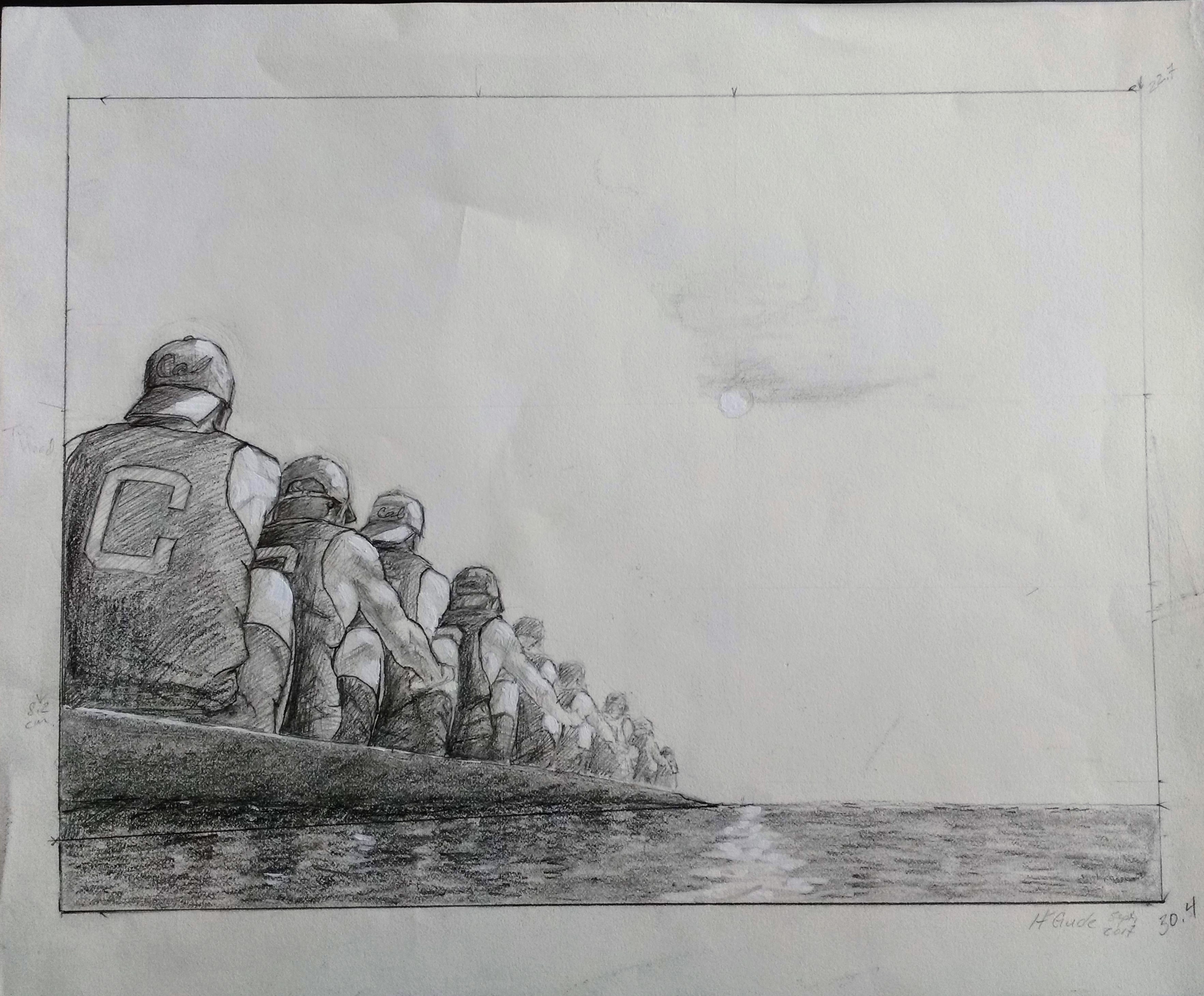 Study of Rowing Painting