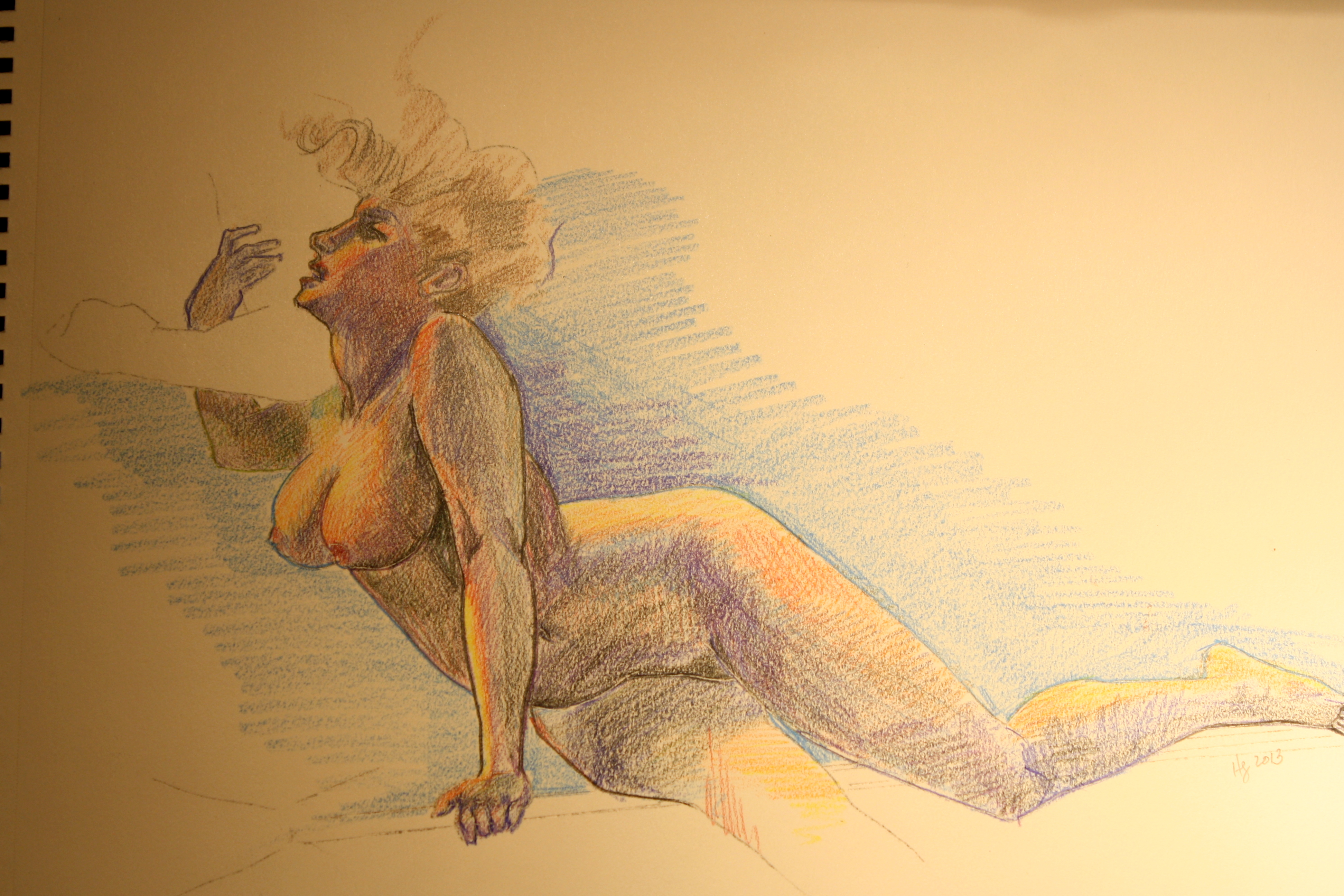 Figure Study (after Falero)