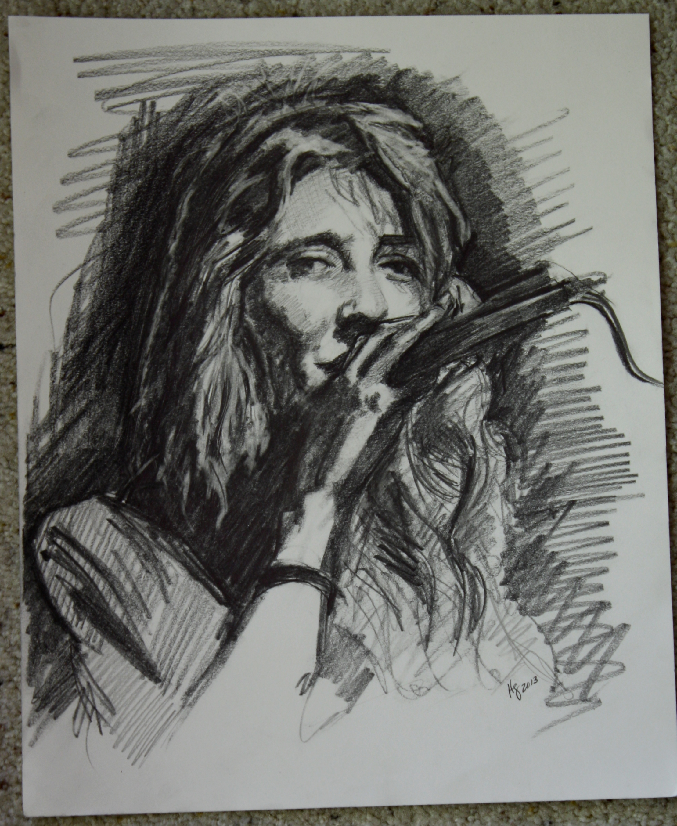Emily with Microphone