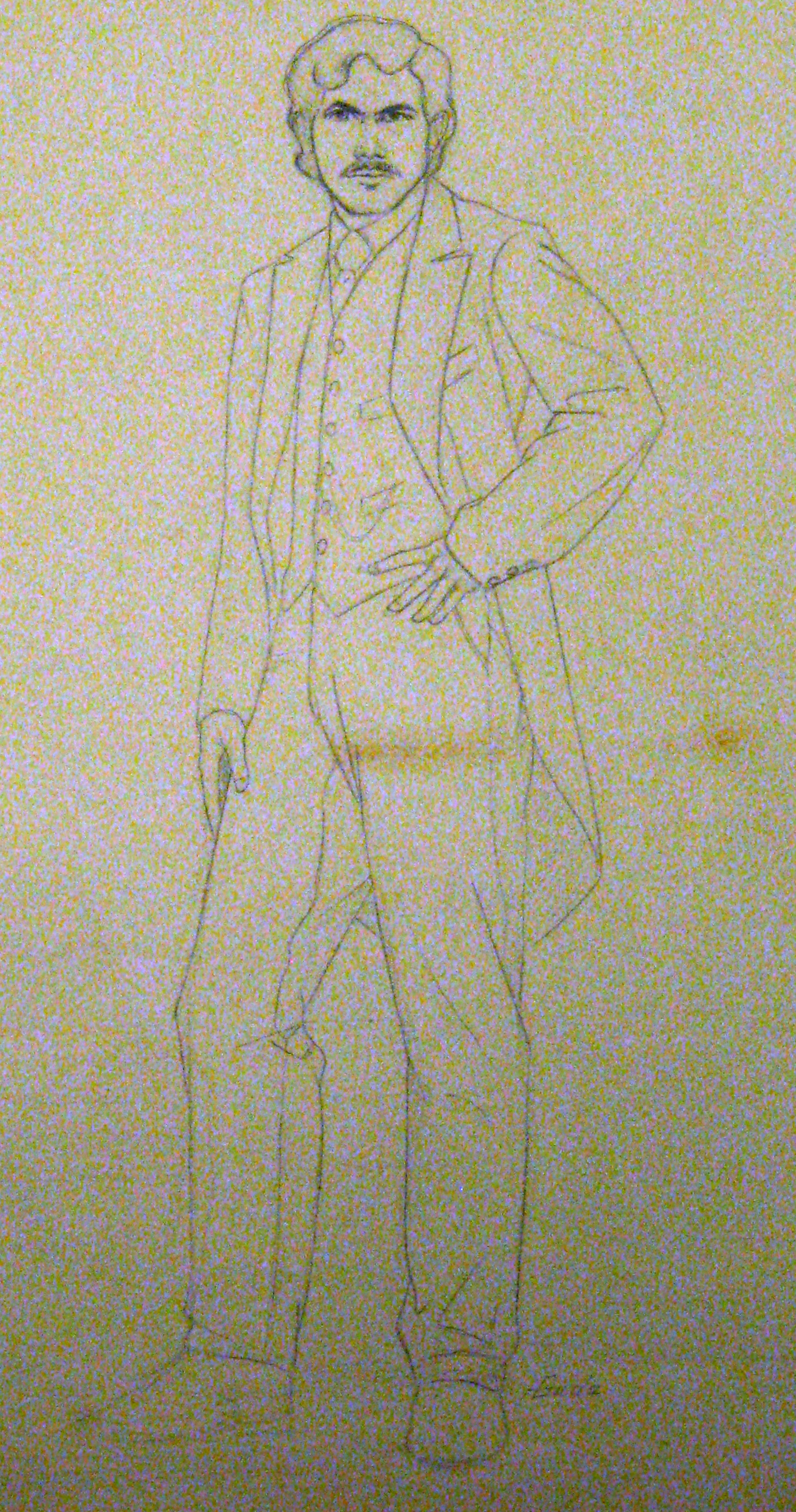 Self-Portrait as Young Man in Suit