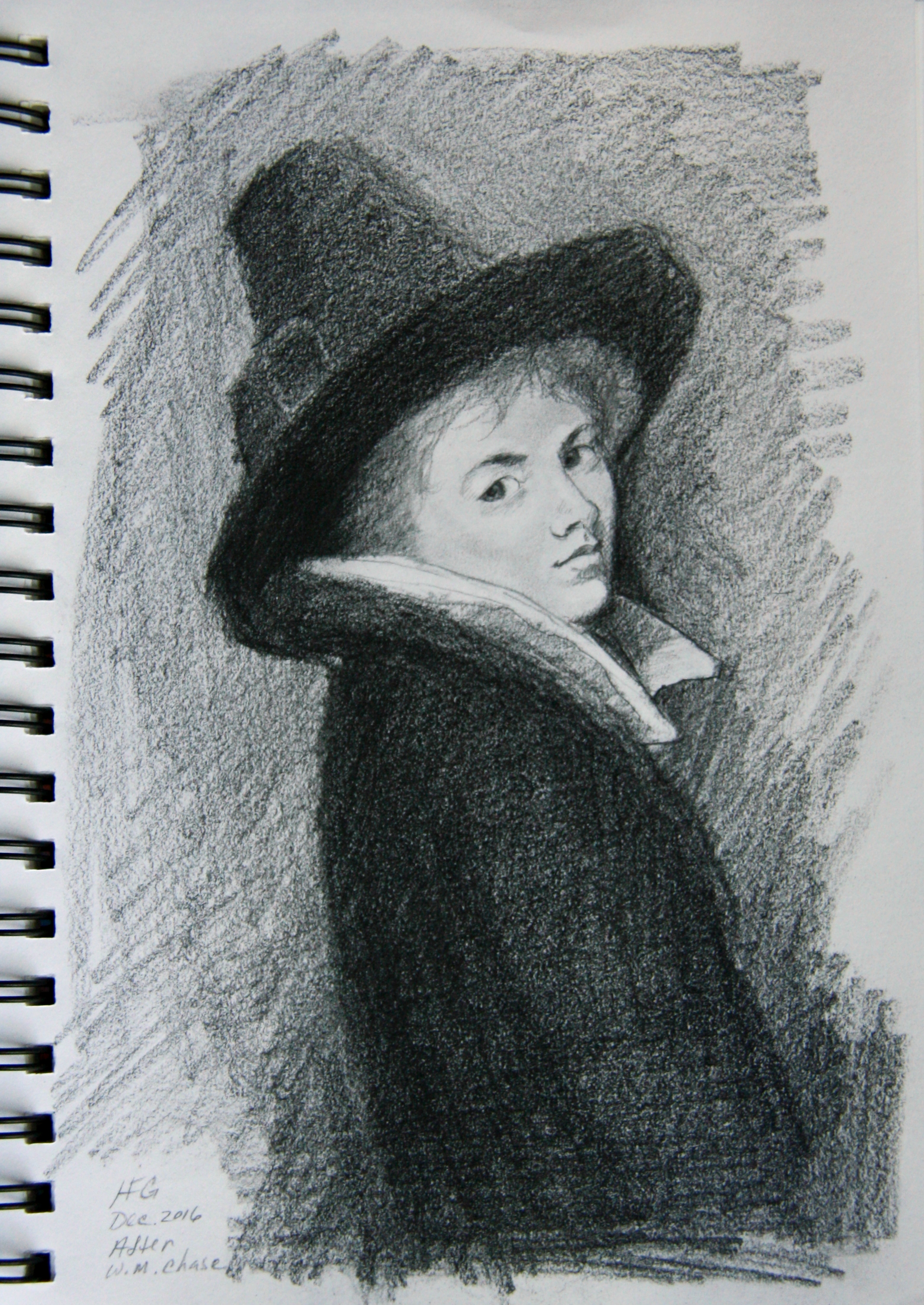 Portrait of a Girl (after W.M. Chase)