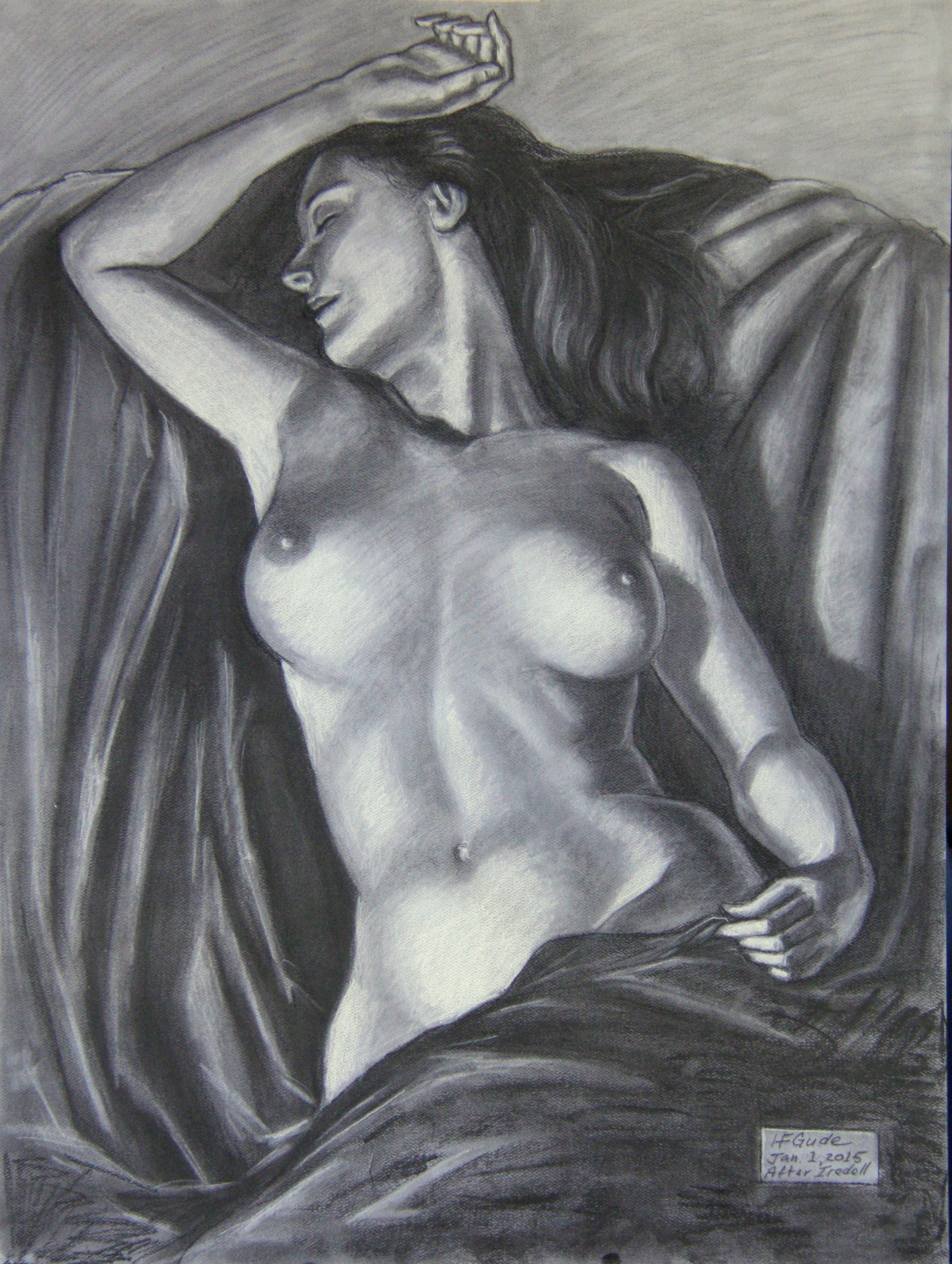 Reclining Nude (After Iredell)