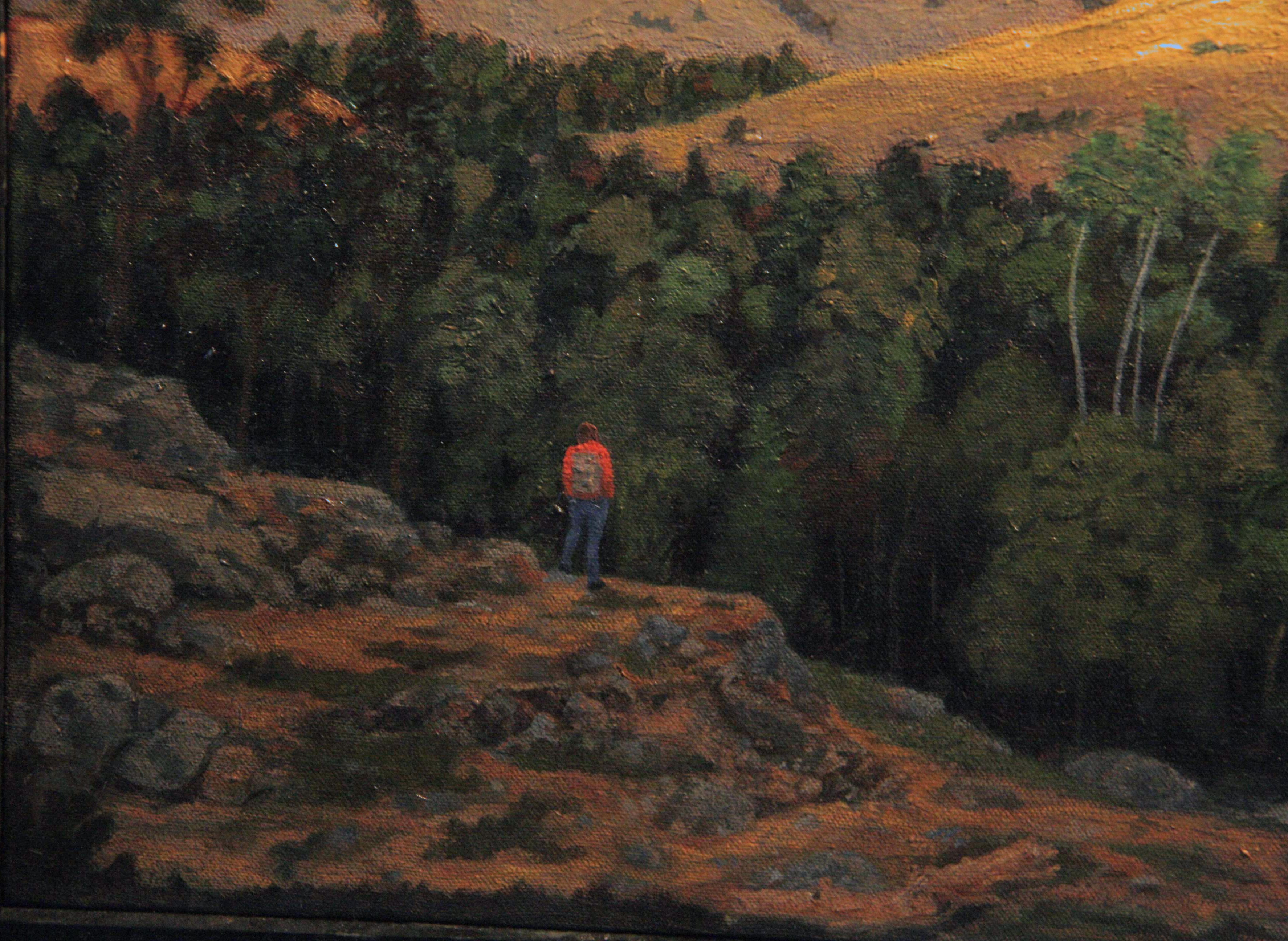 Mt. Diablo at Sunset, Figure Detail