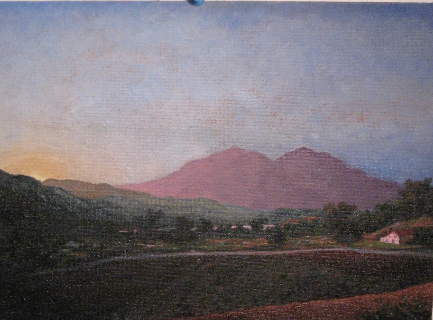 Mt. Diablo at Sunset (View from Byron)