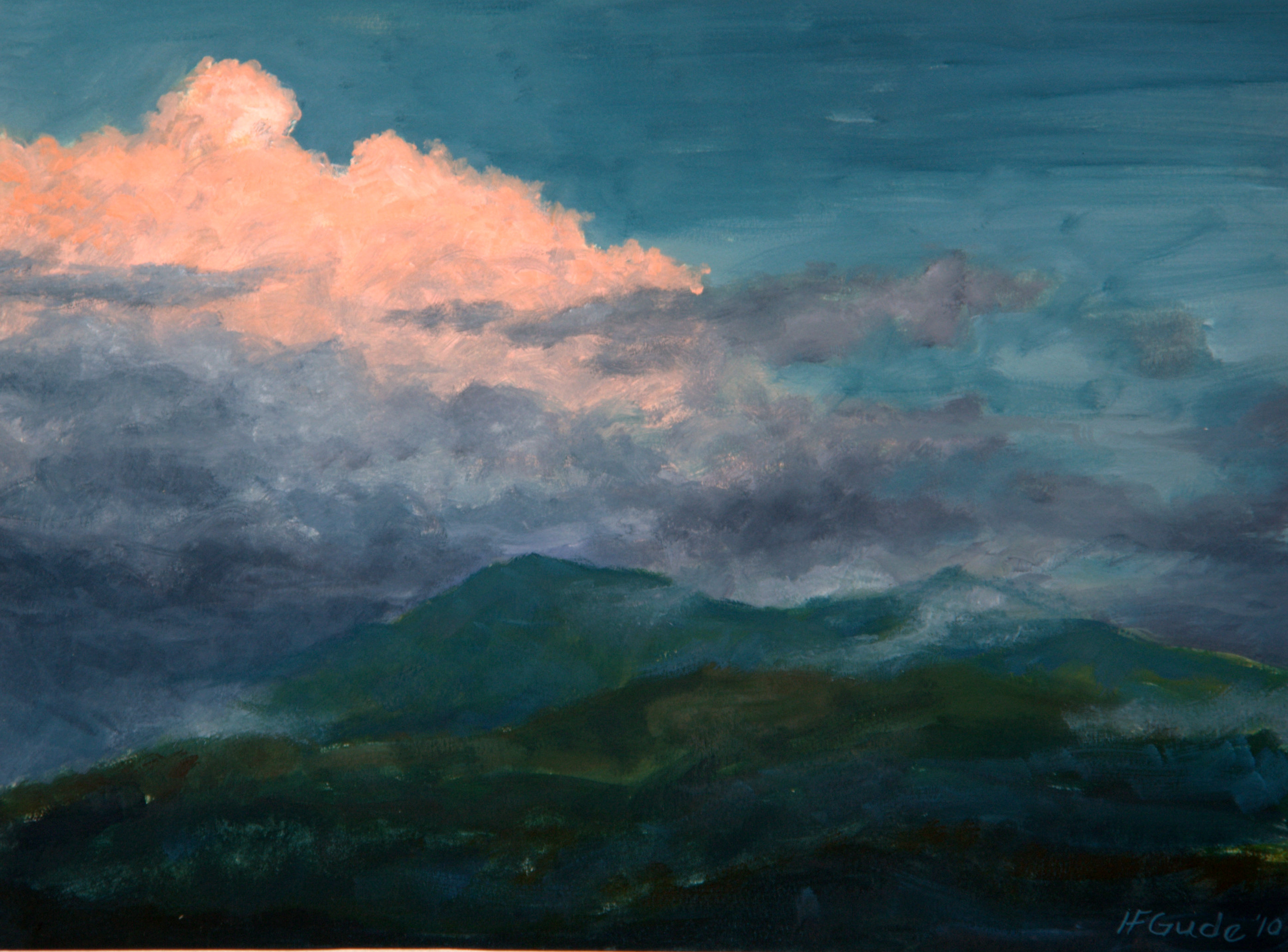 Mt. Diablo at Sunset