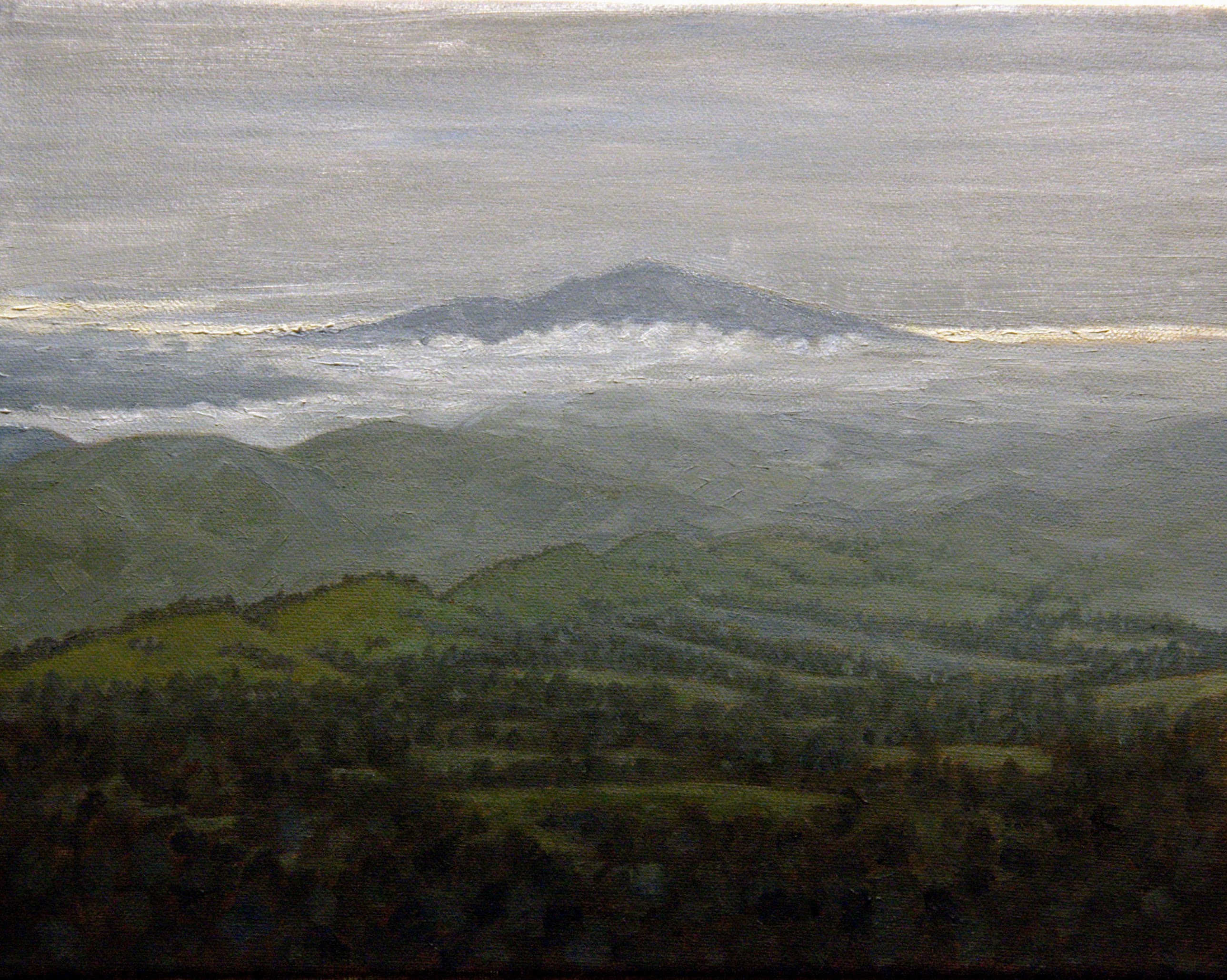 Mt. Diablo in Morning Fog