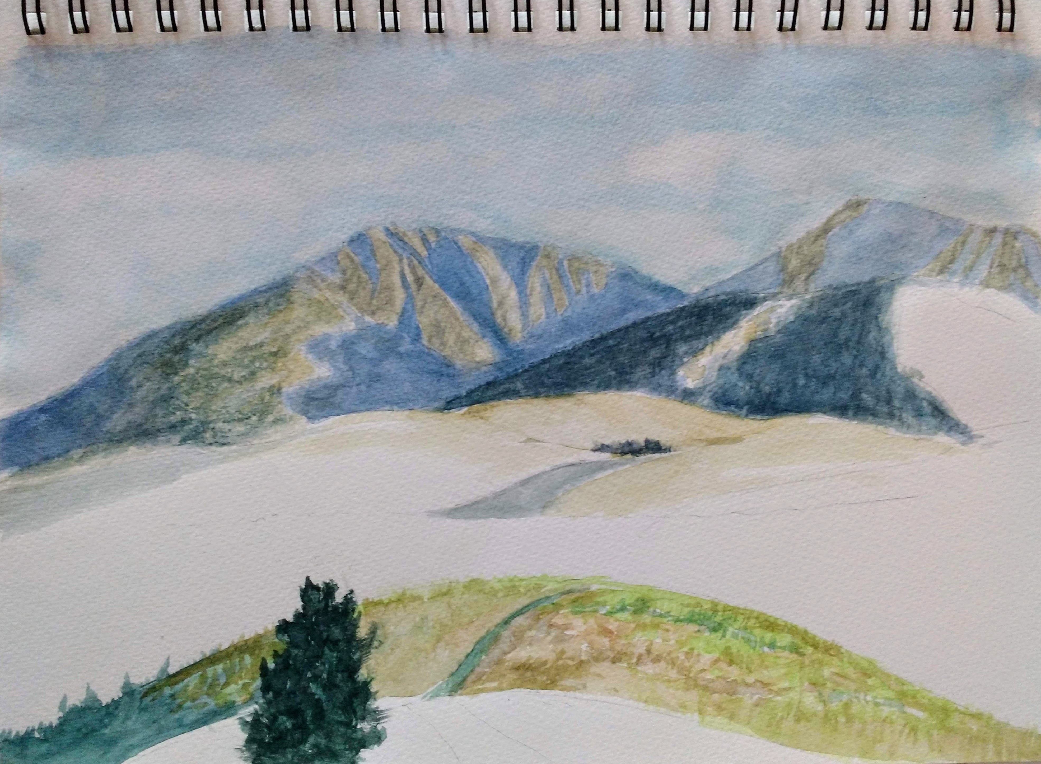 Mt. Diablo Morning Light Study