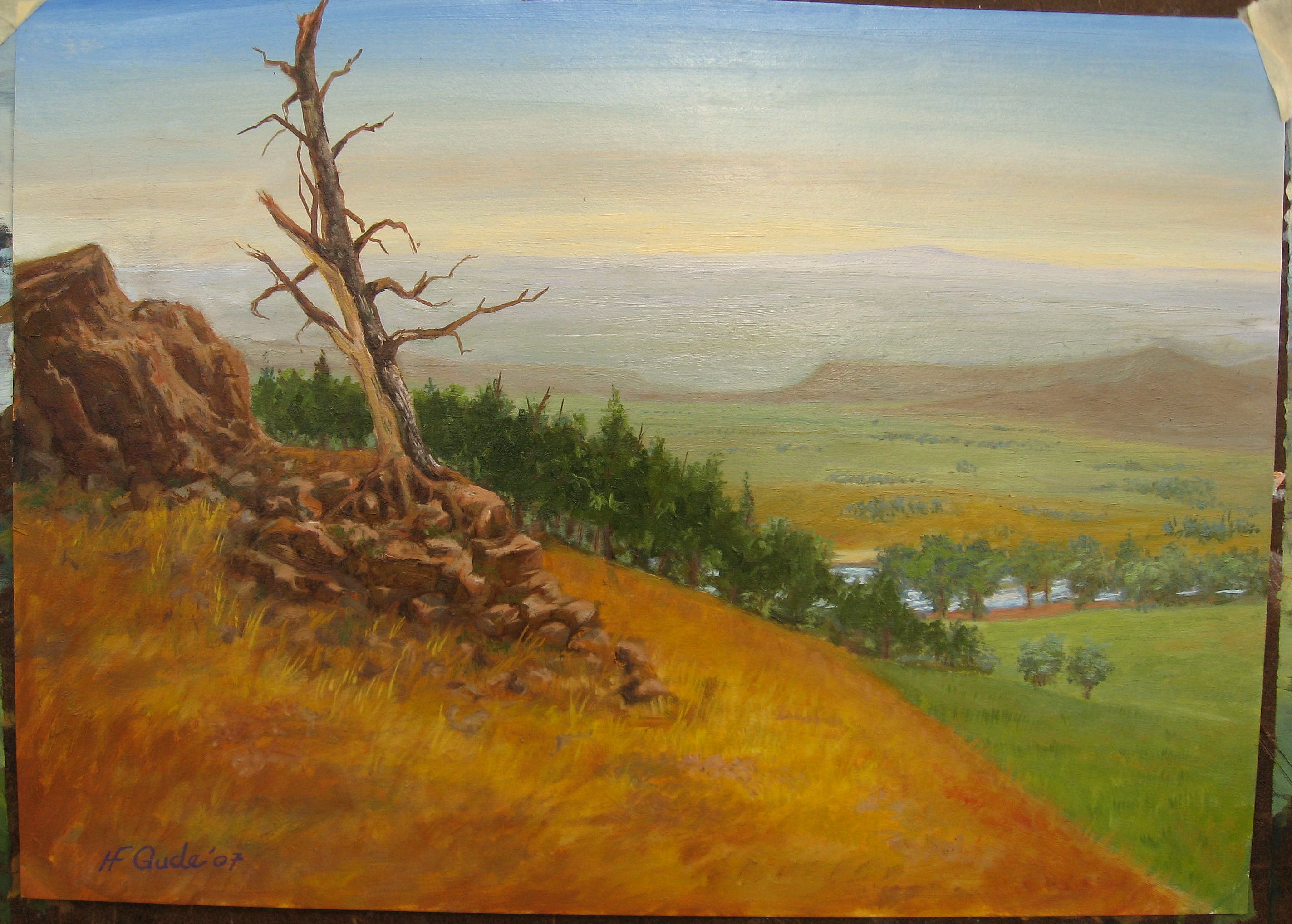 Landscape (After A. Bierstadt)