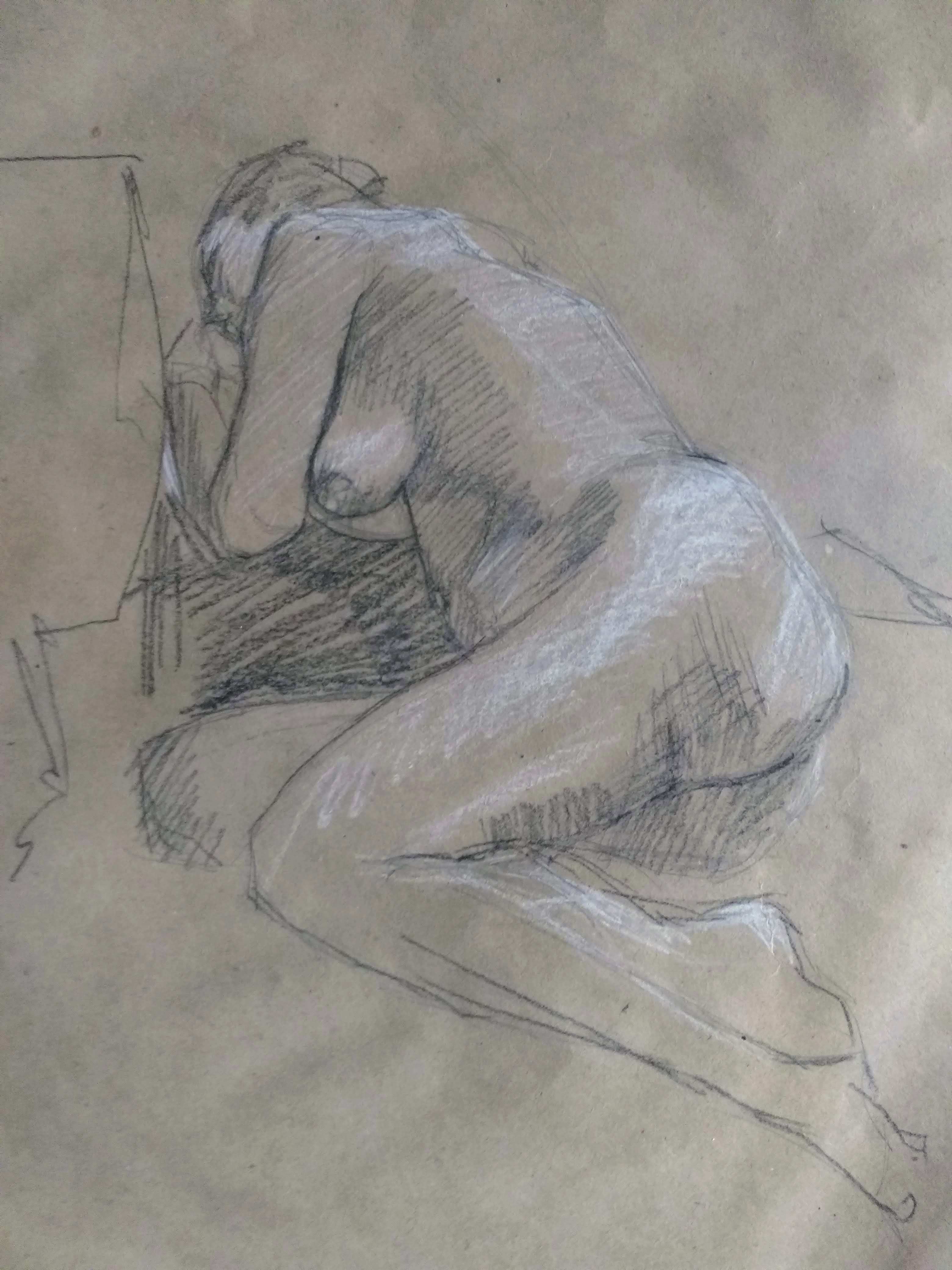 Sleeping Figure from Behind