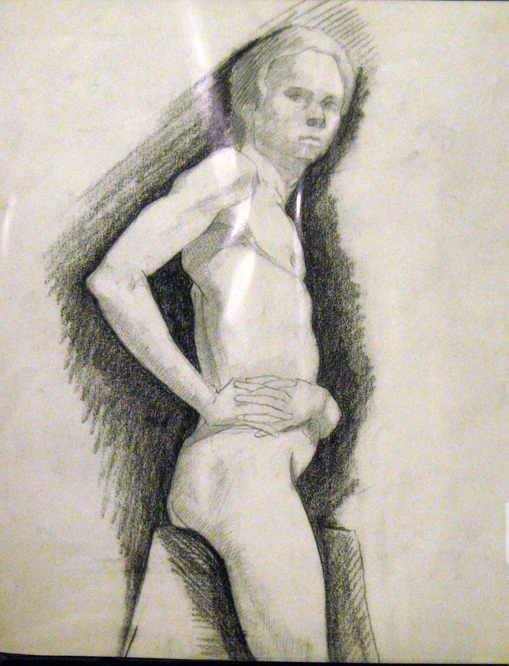 Standing Male Figure Hands on Hip