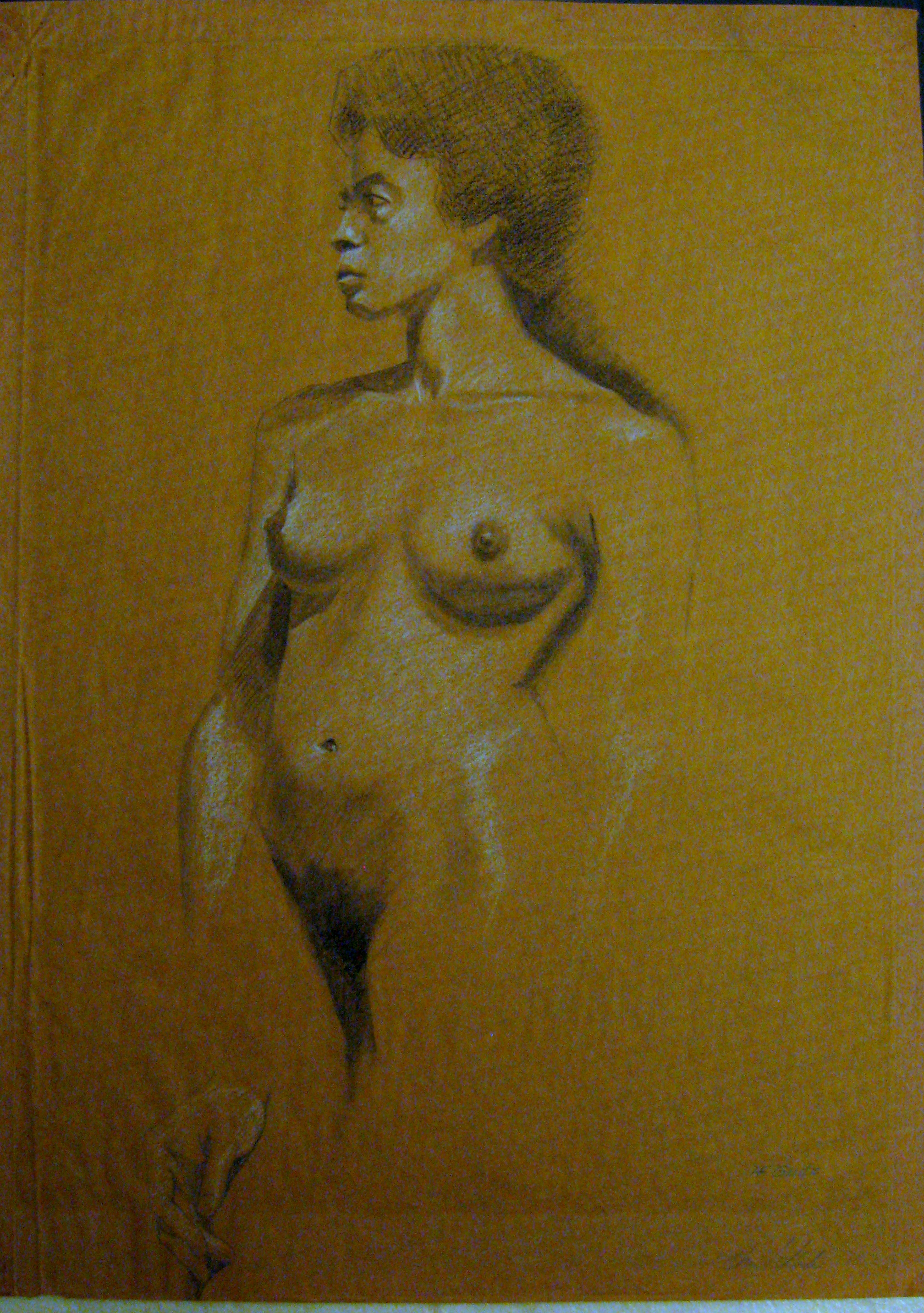 Standing Nude with Short Hair