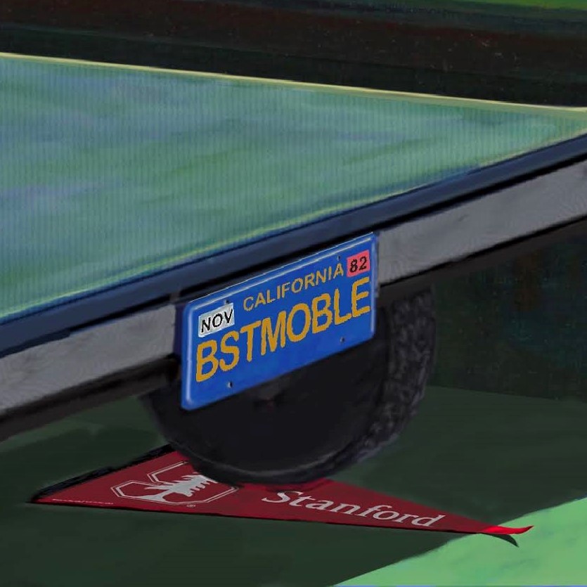 Oski Nighthawks: License Plate Detail