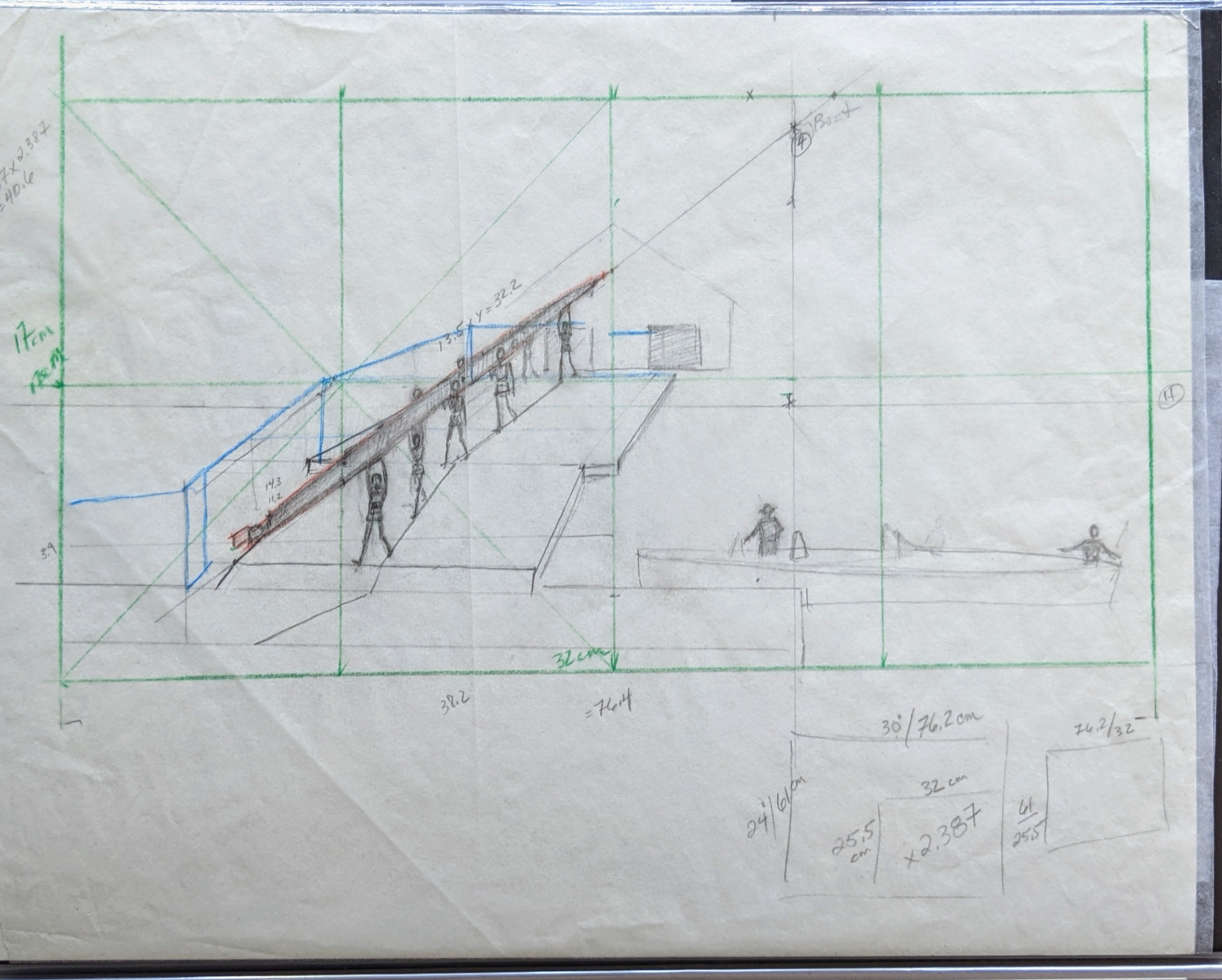Perspective Study for Rowing Ramp