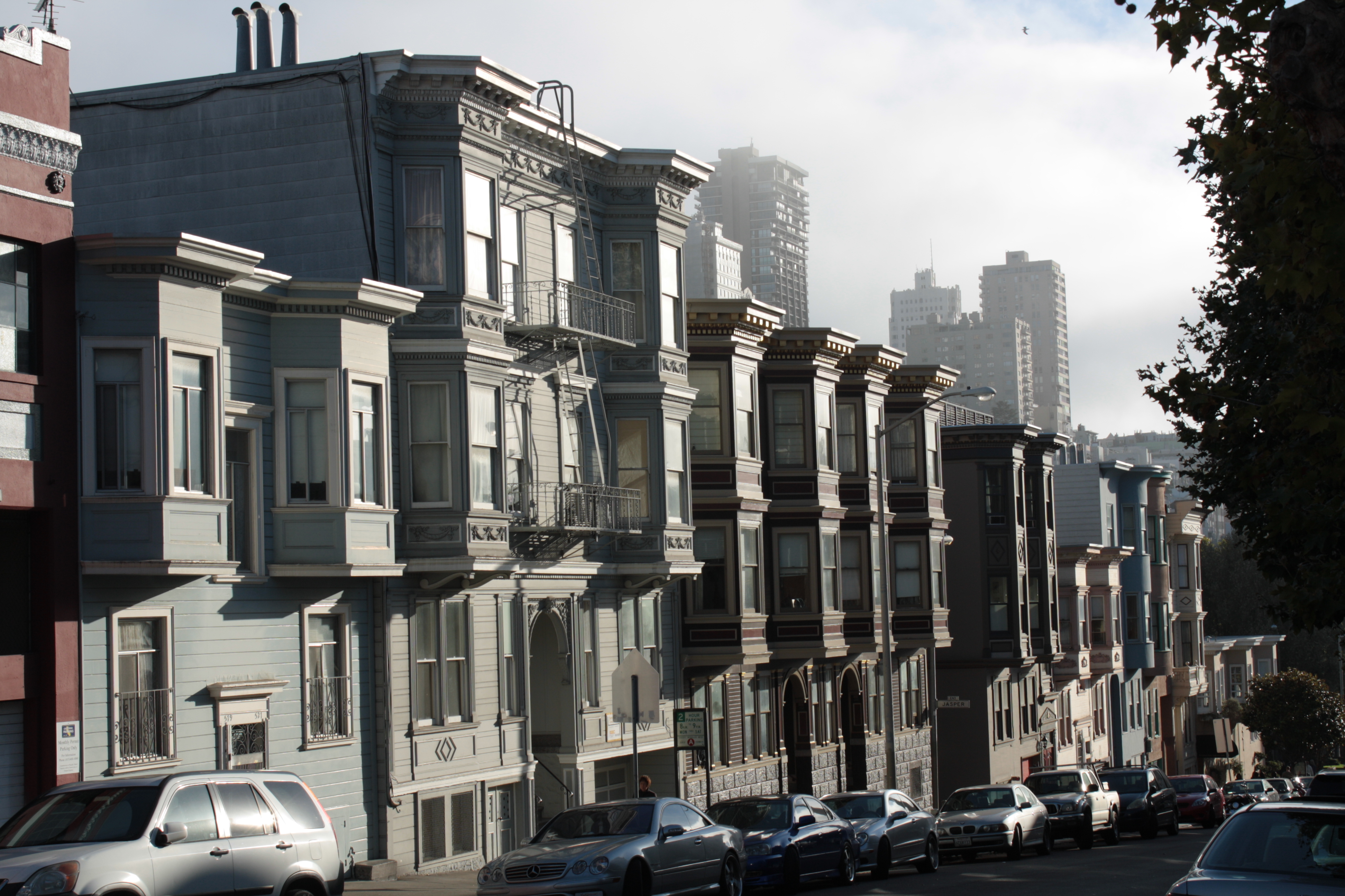 Victorian Row Houses in San Francisco