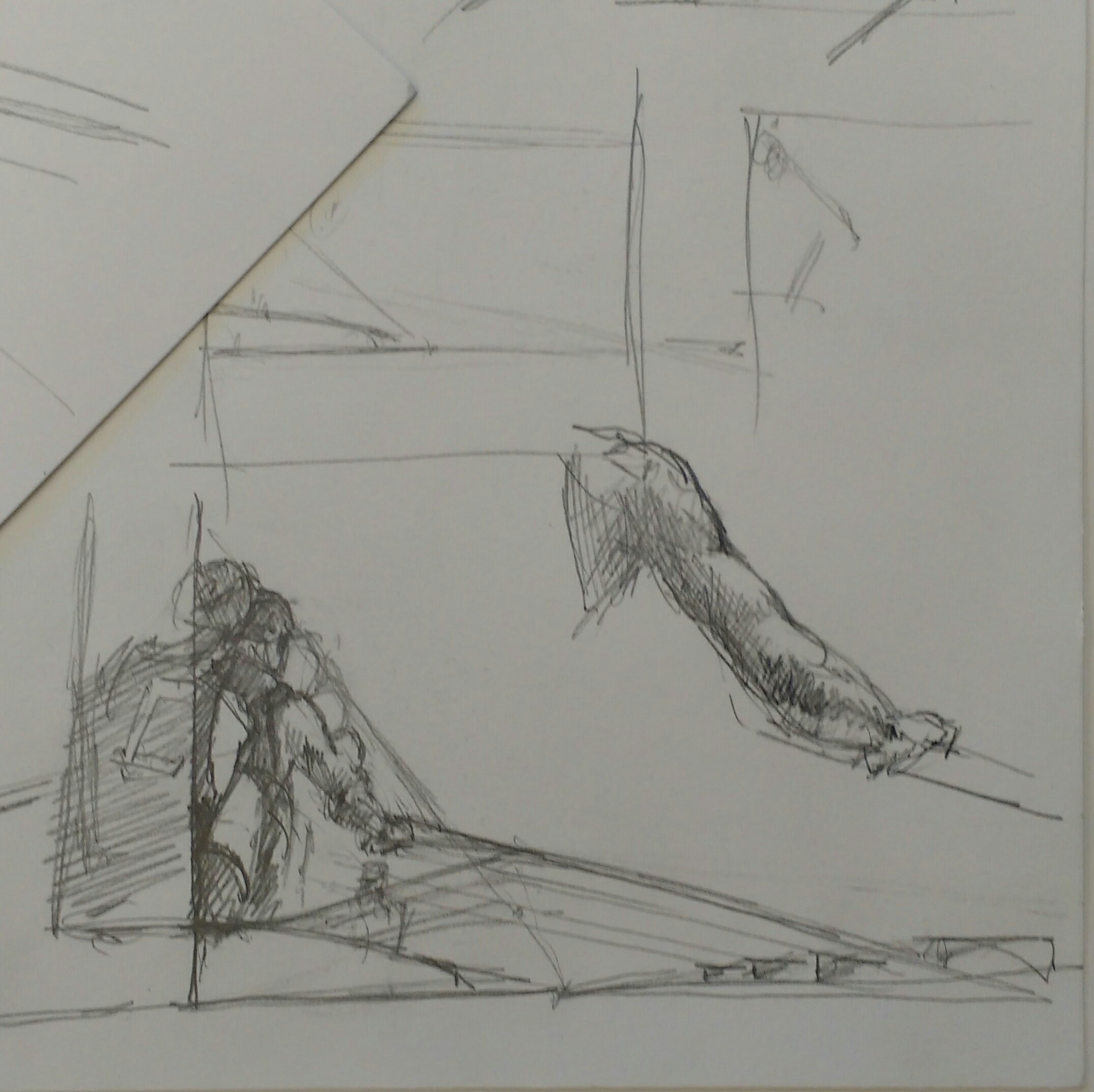 Rower and Arm Study in Boathouse
