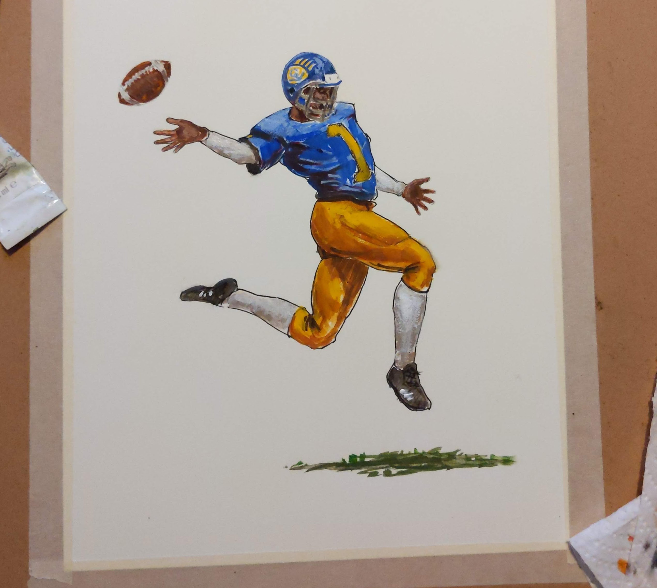 Study of a Football Player