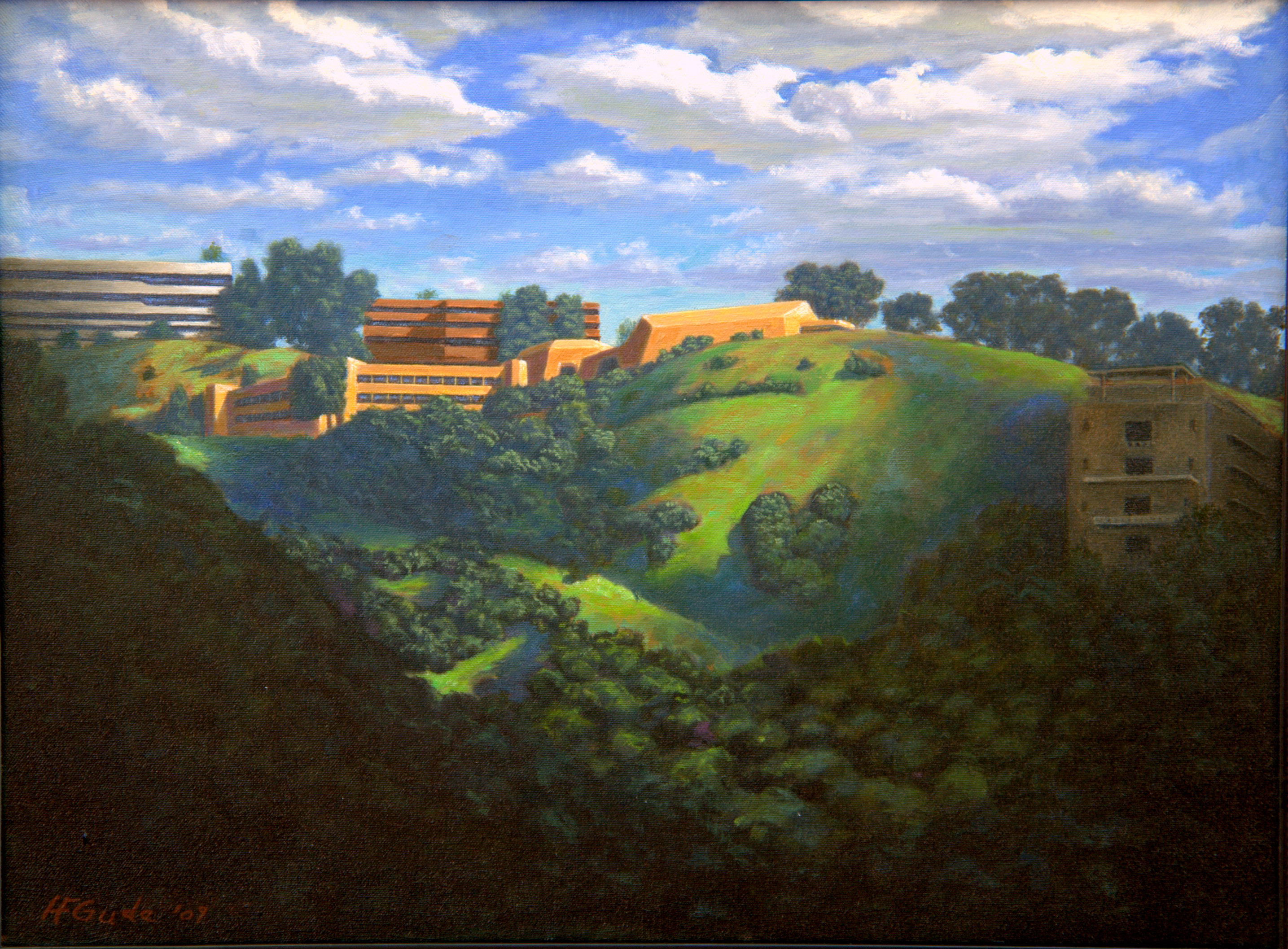 View of Lawrence Hall of Science