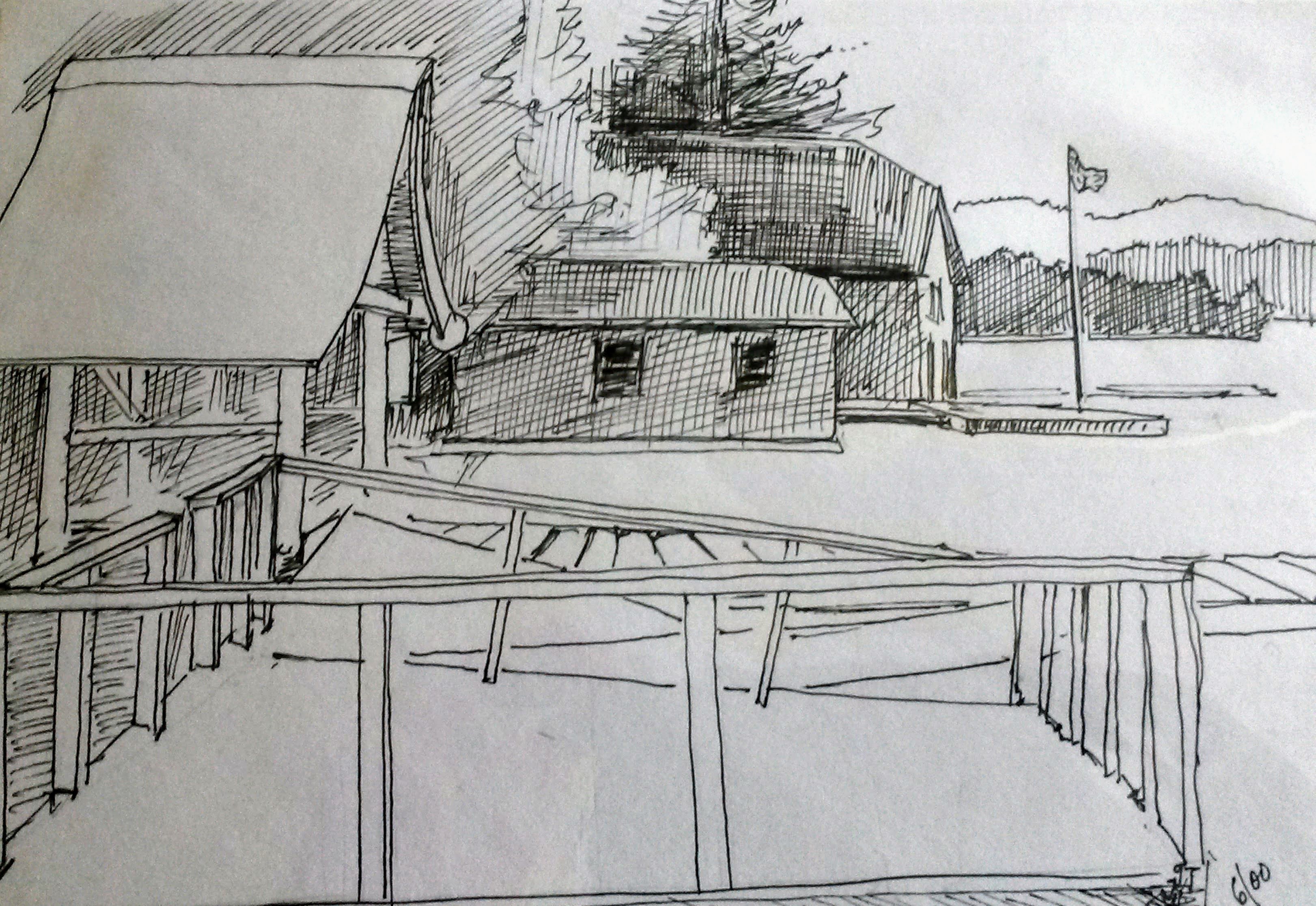Pen & Ink on Paper