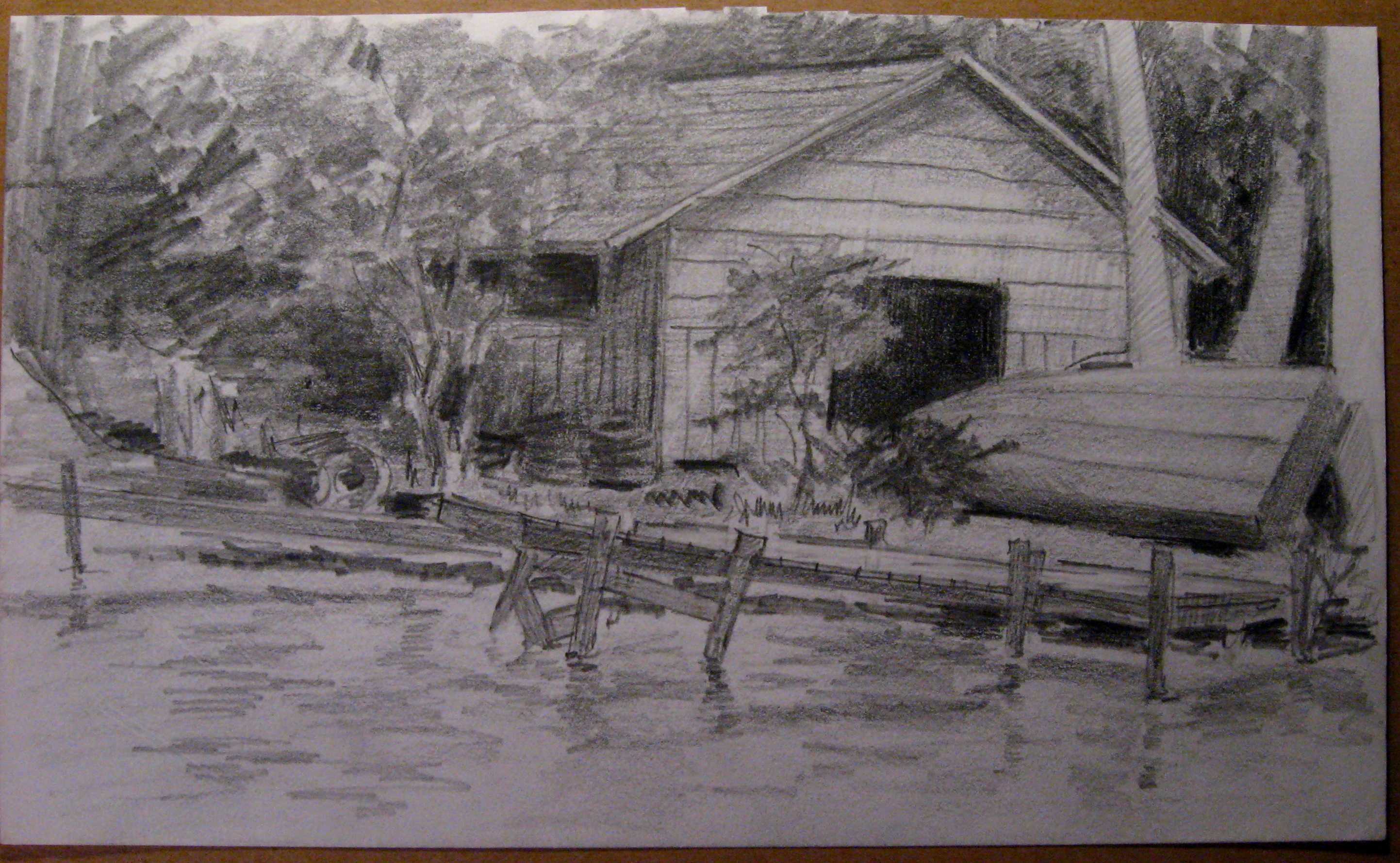 Snack Shack from the Water
