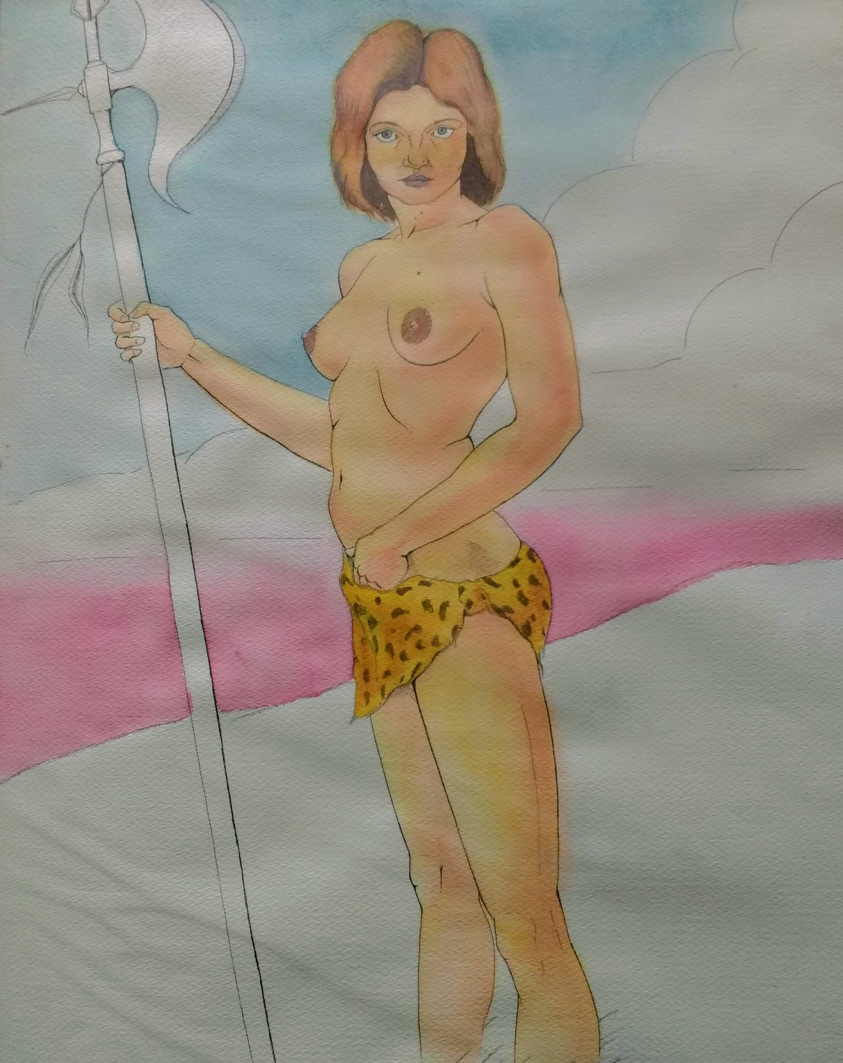 Amazon Warrior with Spear